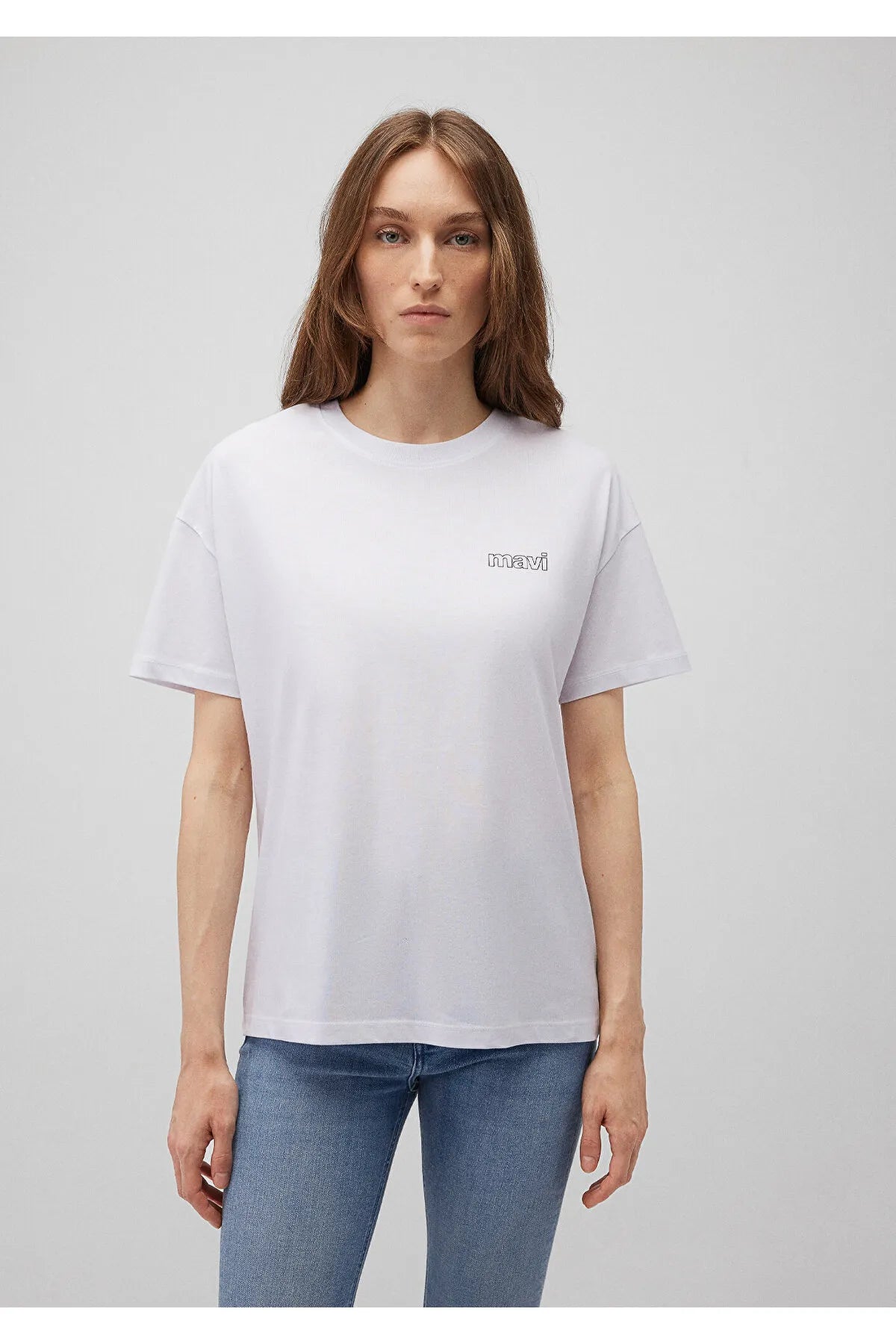Logo Printed White T-Shirt