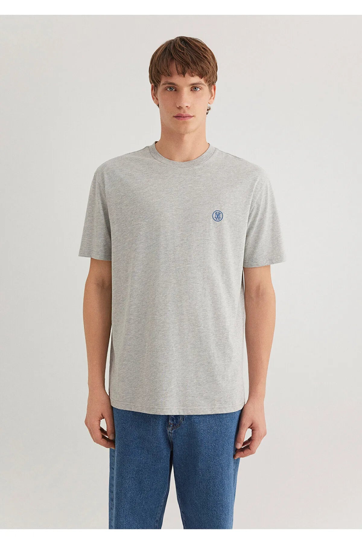 Logo Embroidered  T-Shirt Loose Fit