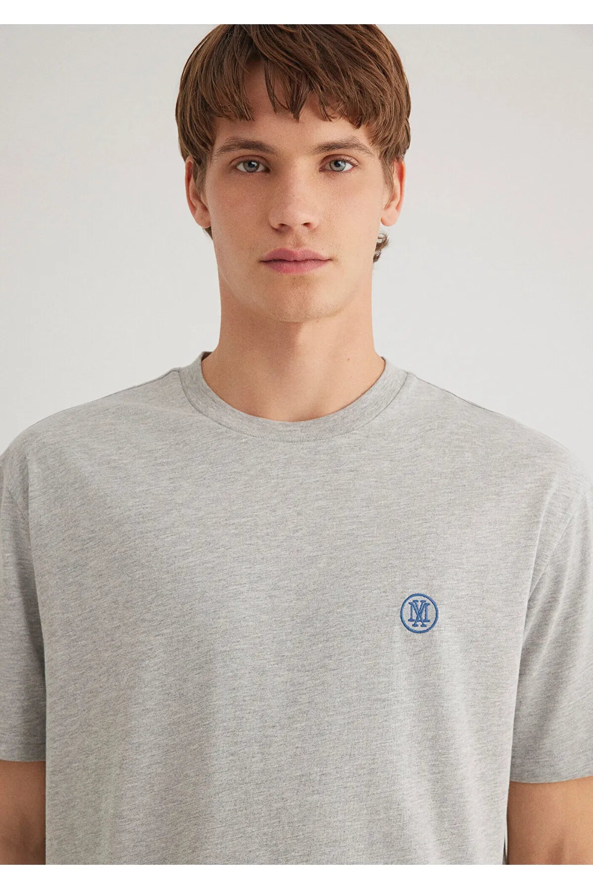 Logo Embroidered  T-Shirt Loose Fit