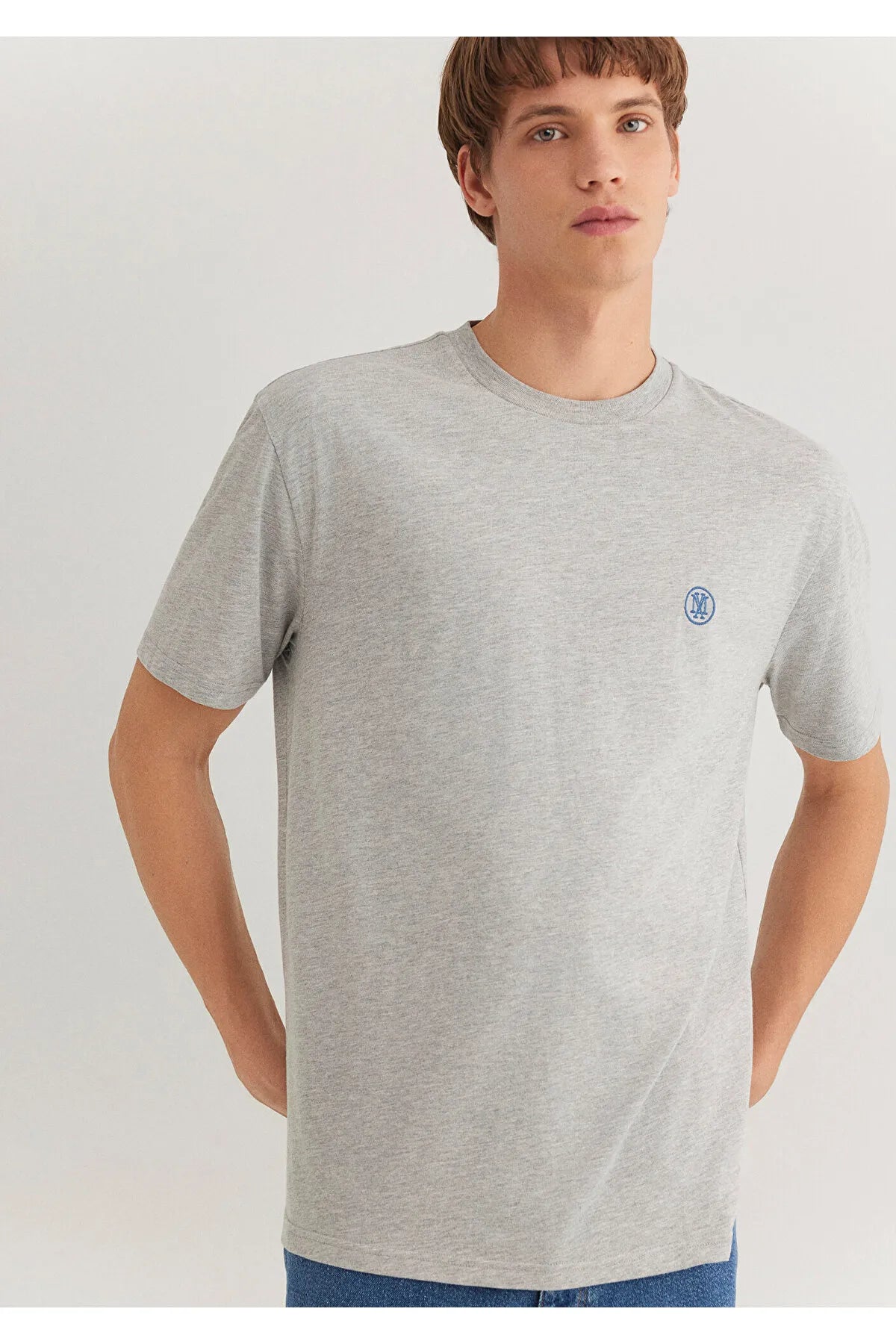 Logo Embroidered  T-Shirt Loose Fit