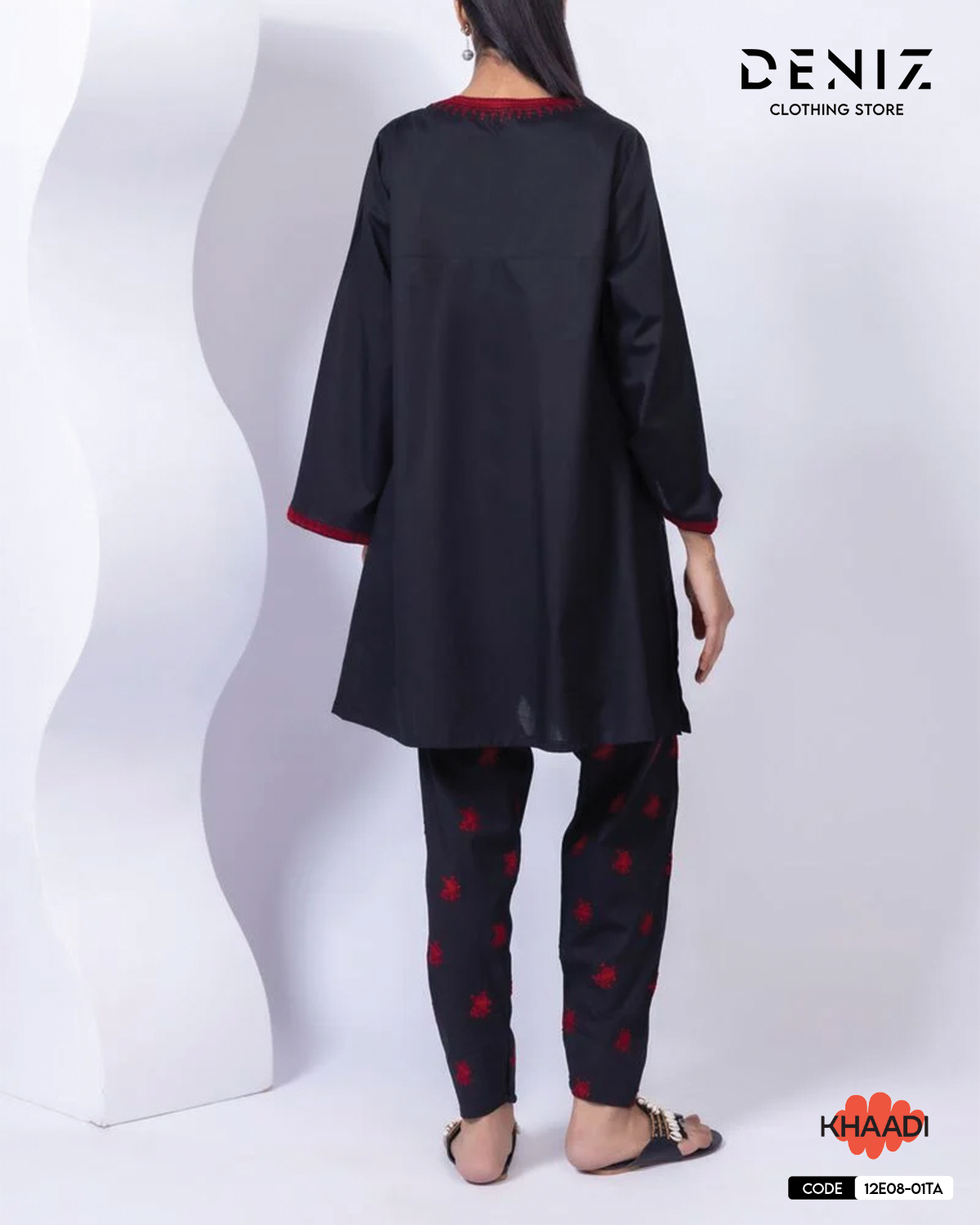 Embroidered | Crosshatch Poplin Kurta