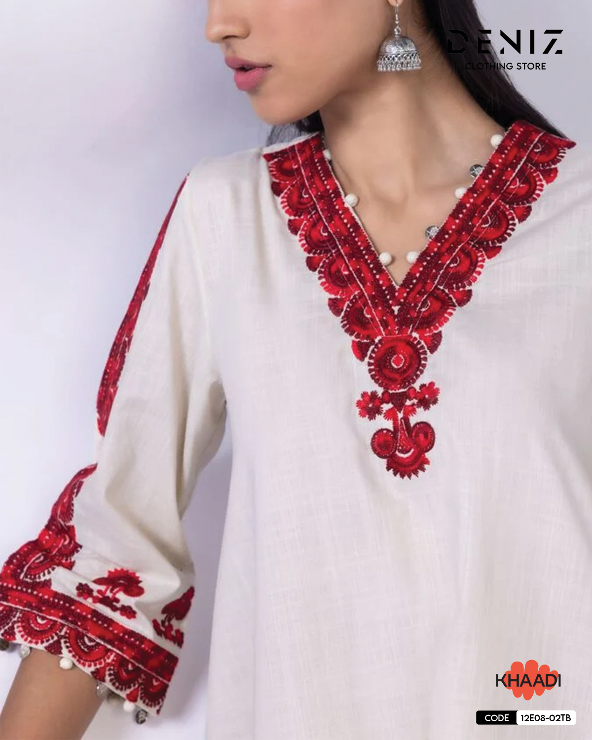 Embroidered | Crosshatch Poplin Kurta