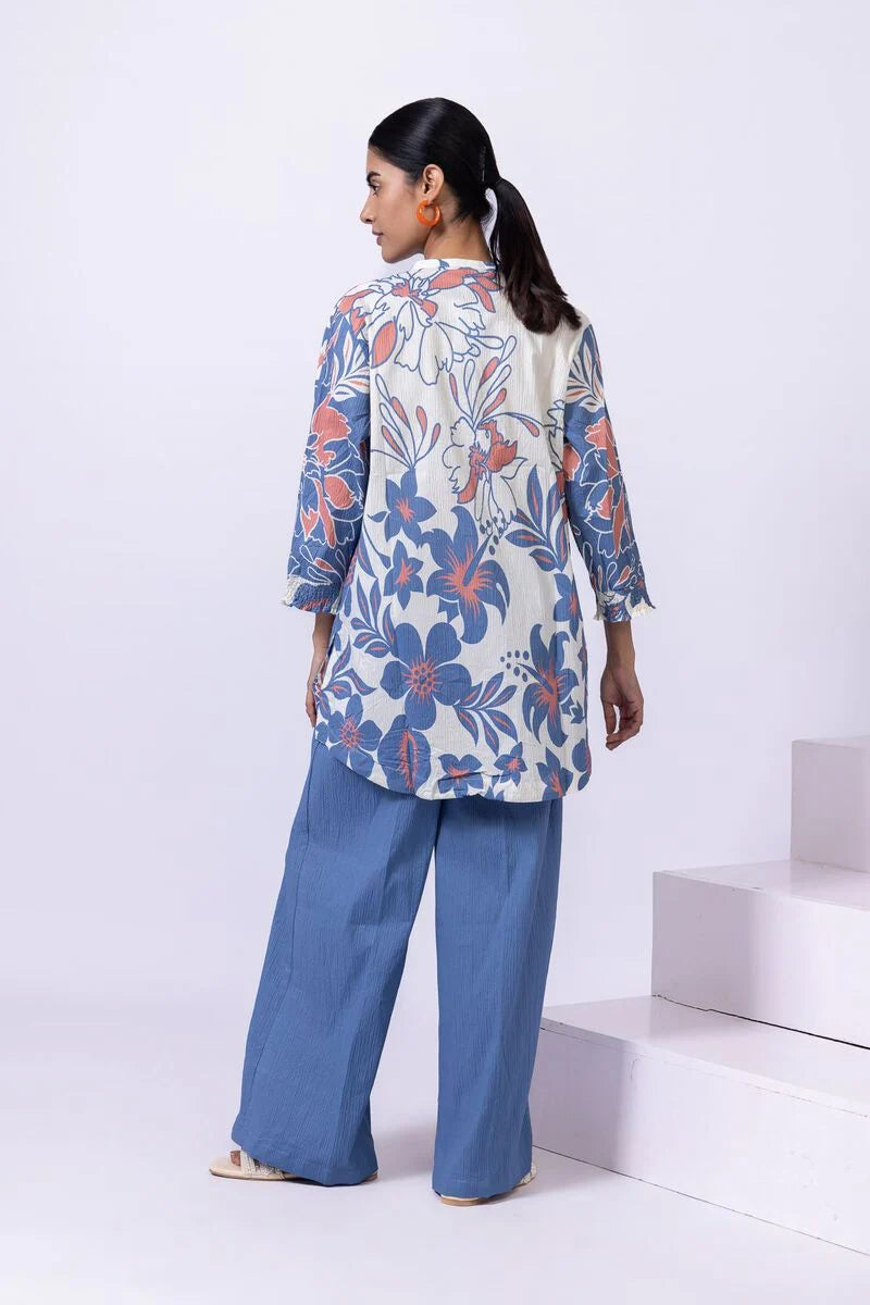 Printed | Ripple Crinkle Kurta