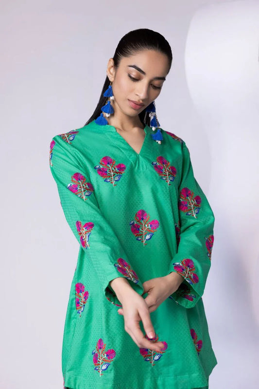 Embroidered | Dobby Kurta
