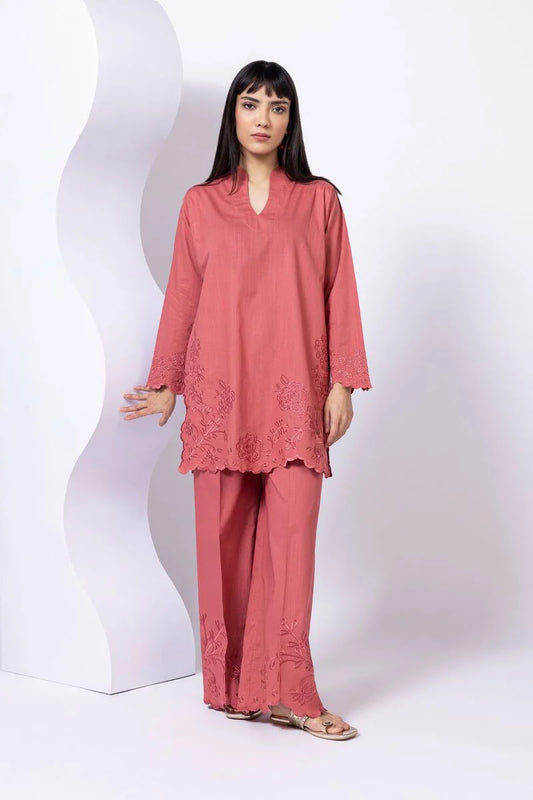 Embroidered | Crosshatch Poplin Kurta