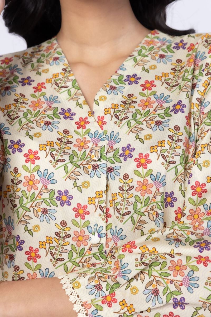 Printed Kurta Top #1293