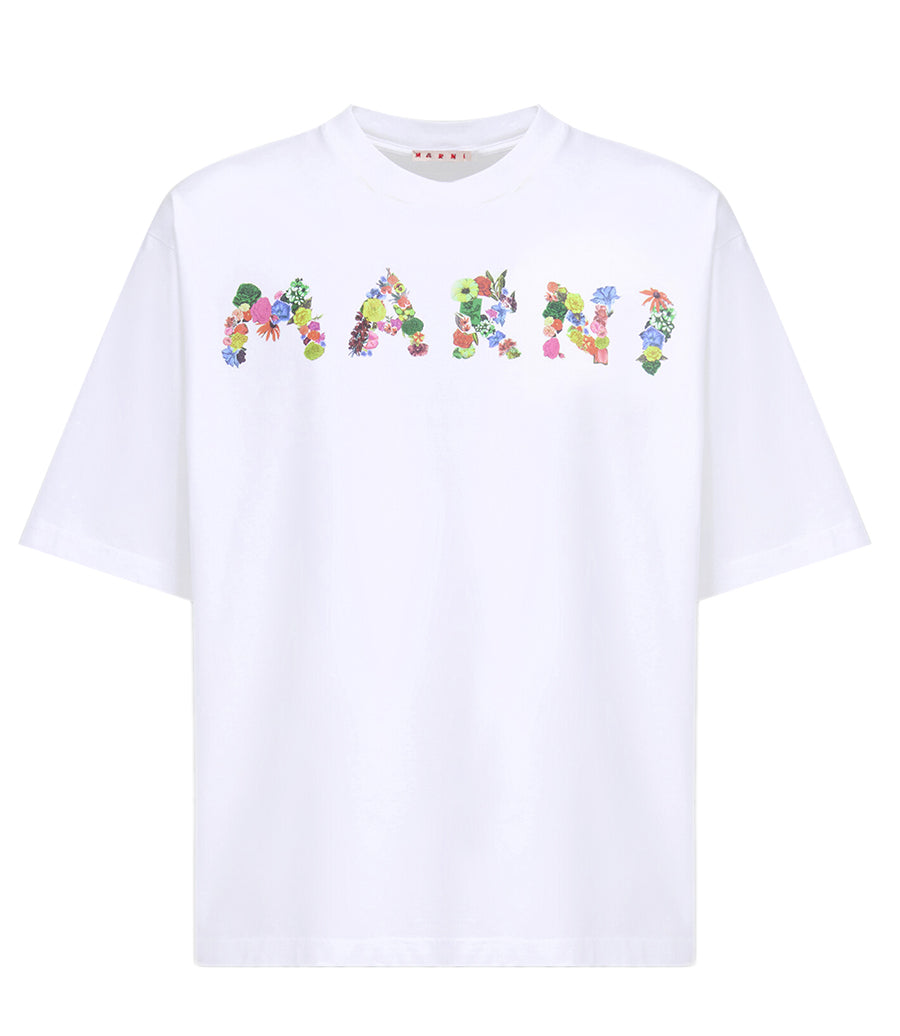 T-SHIRT WITH BOUQUET LOGO