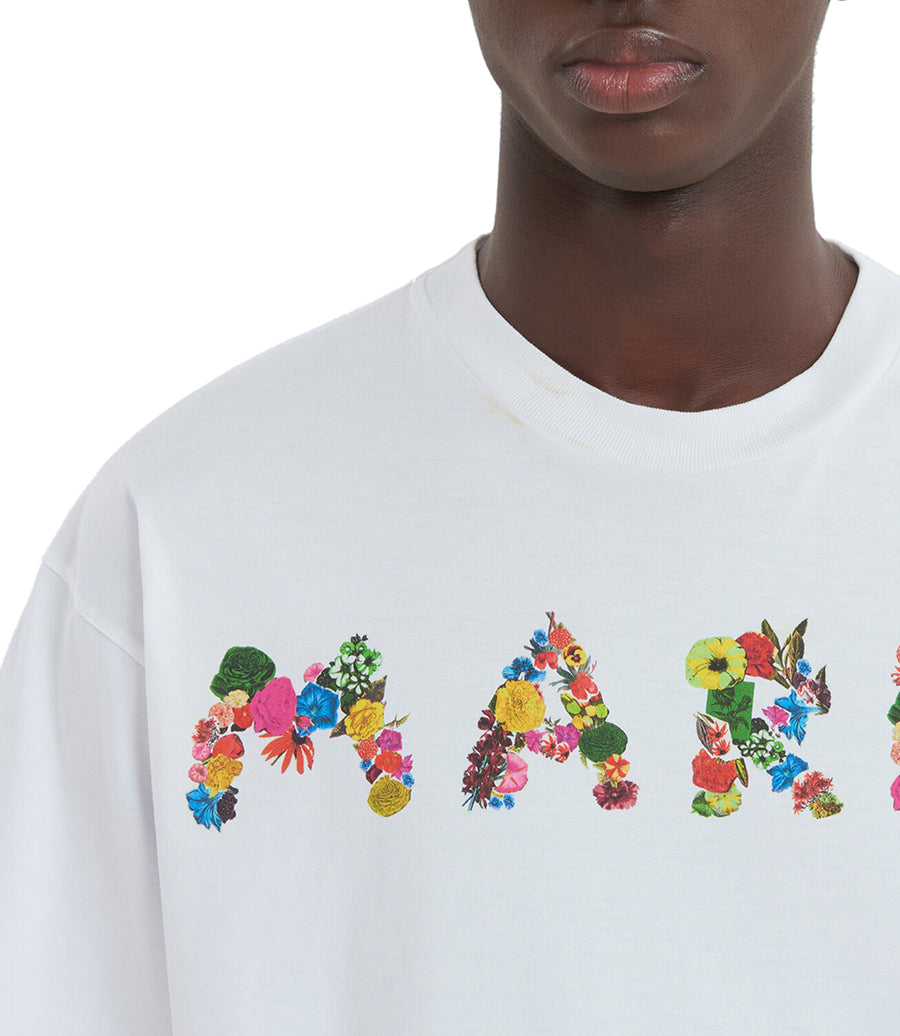 T-SHIRT WITH BOUQUET LOGO