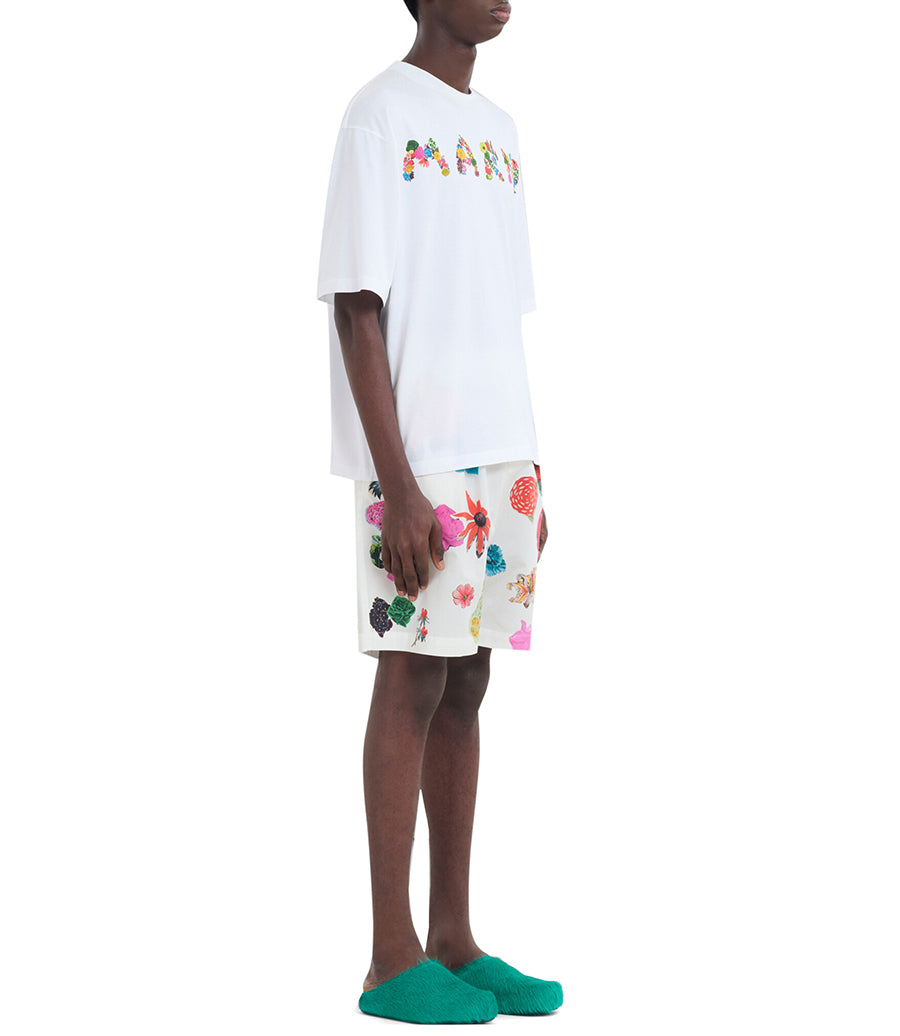 T-SHIRT WITH BOUQUET LOGO