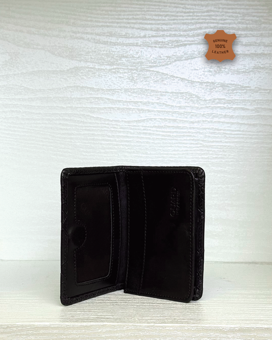 Card Holder Texas Printed Leather - Black #001