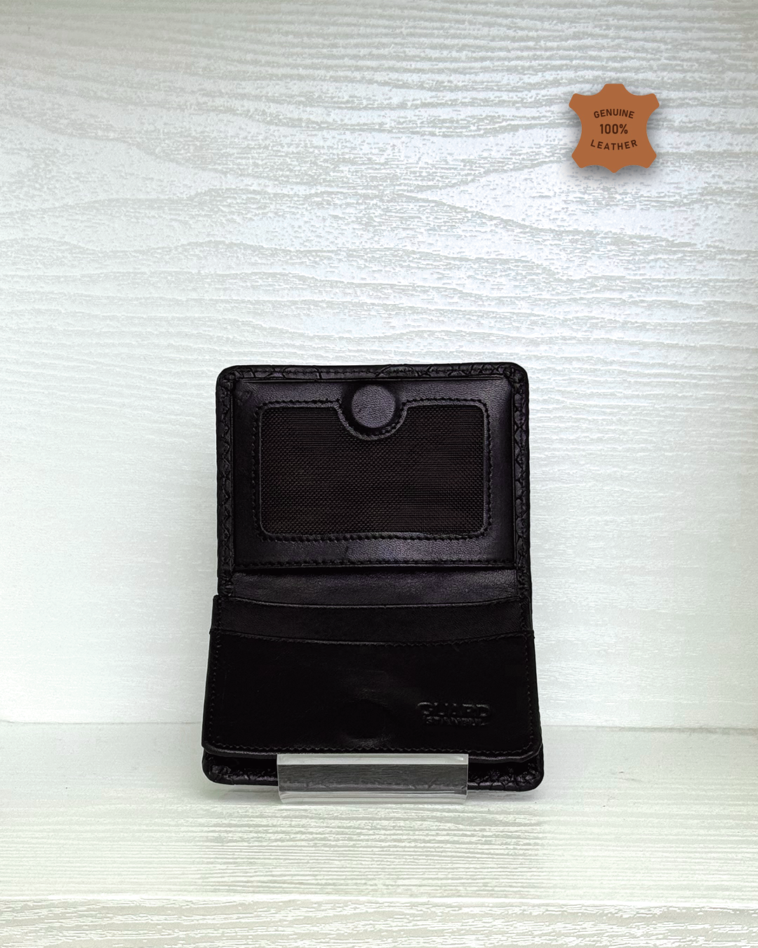 Card Holder Texas Printed Leather - Black #001
