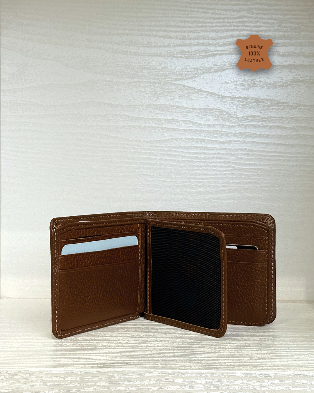 Men's Detailed Leather Wallet - 811G03