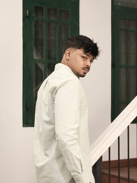 Classic Oxford Cotton Shirt - Green