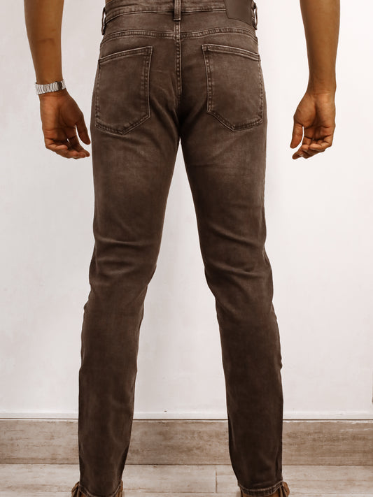 Men’s Slim Fit Washed Black Jeans