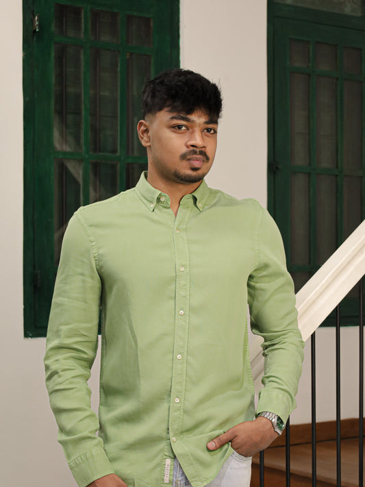 Twill Shirt - Green