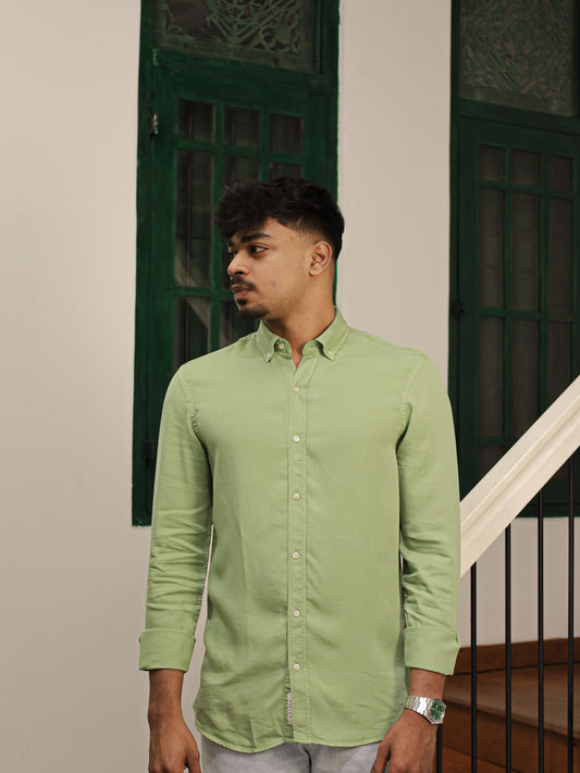 Twill Shirt - Green
