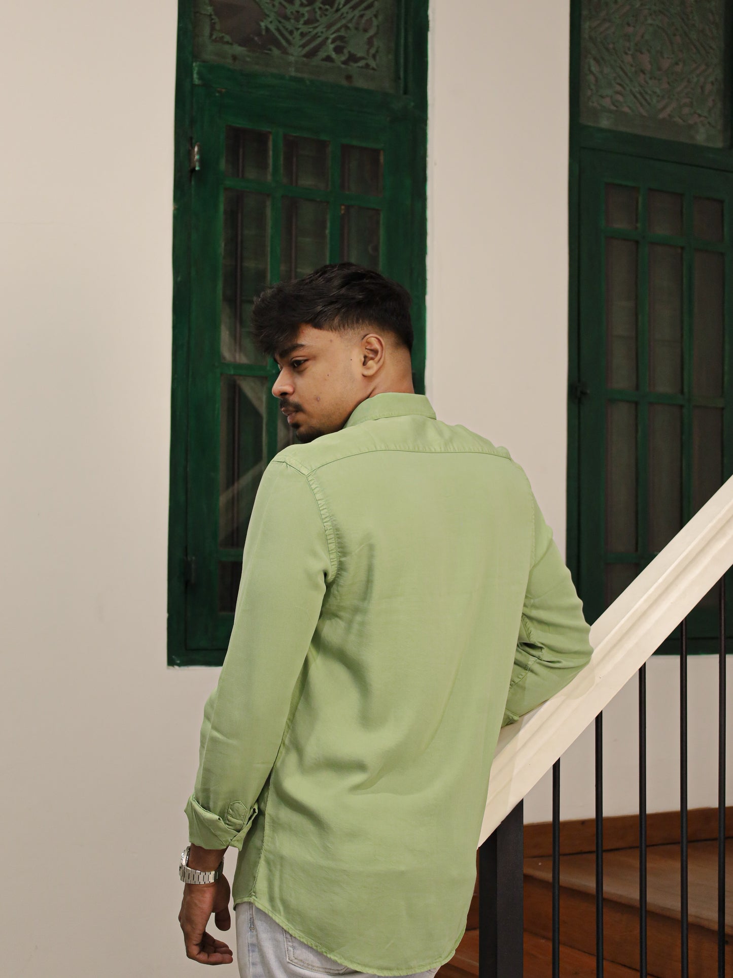 Twill Shirt - Green
