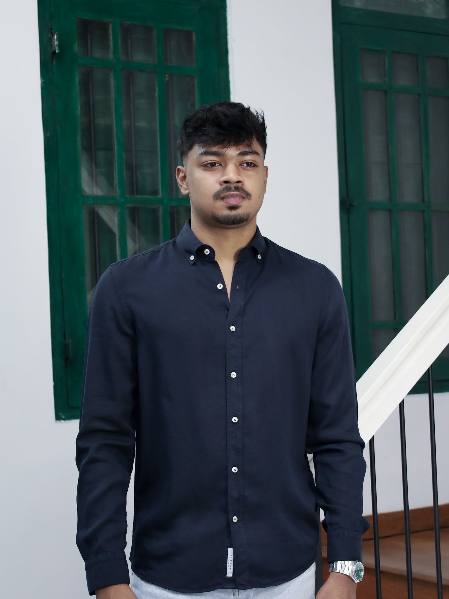 Twill Shirt - Black