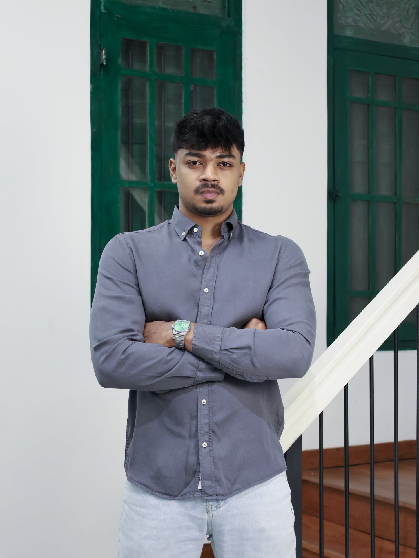 Twill Shirt -Anthracite