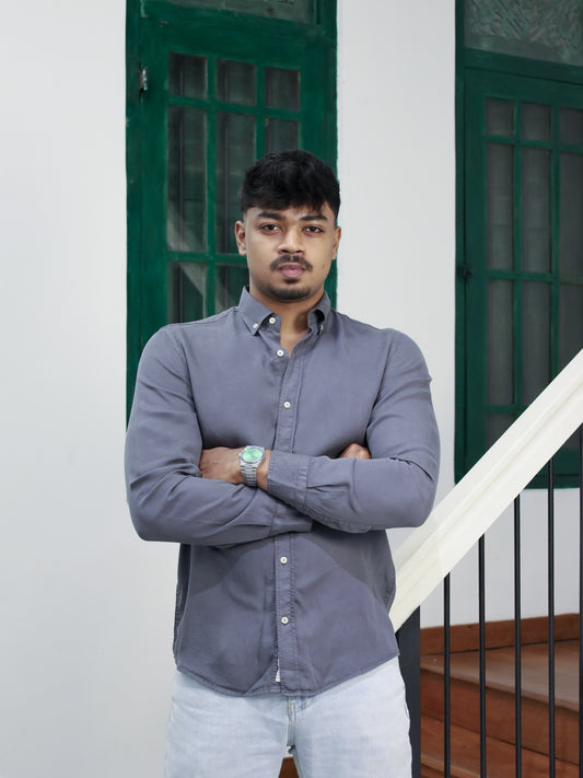 Twill Shirt -Anthracite