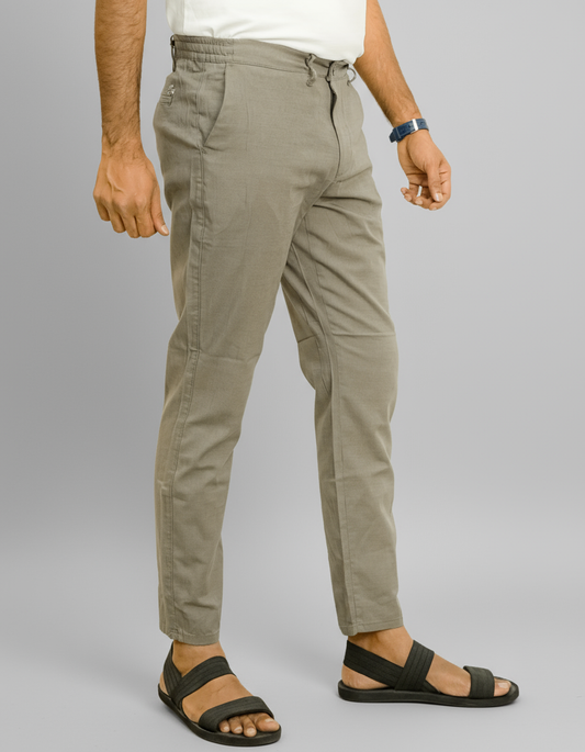 Men's Cotton Pant - Khaki