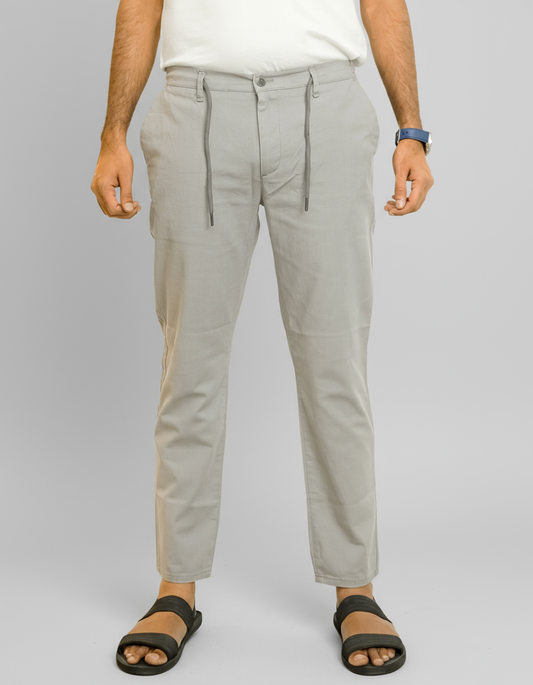 Men's Cotton Pant - Light Grey