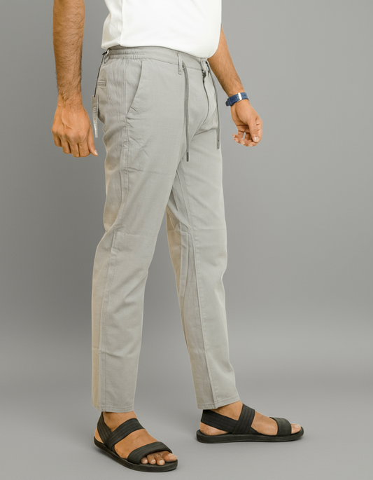 Men's Cotton Pant - Light Grey