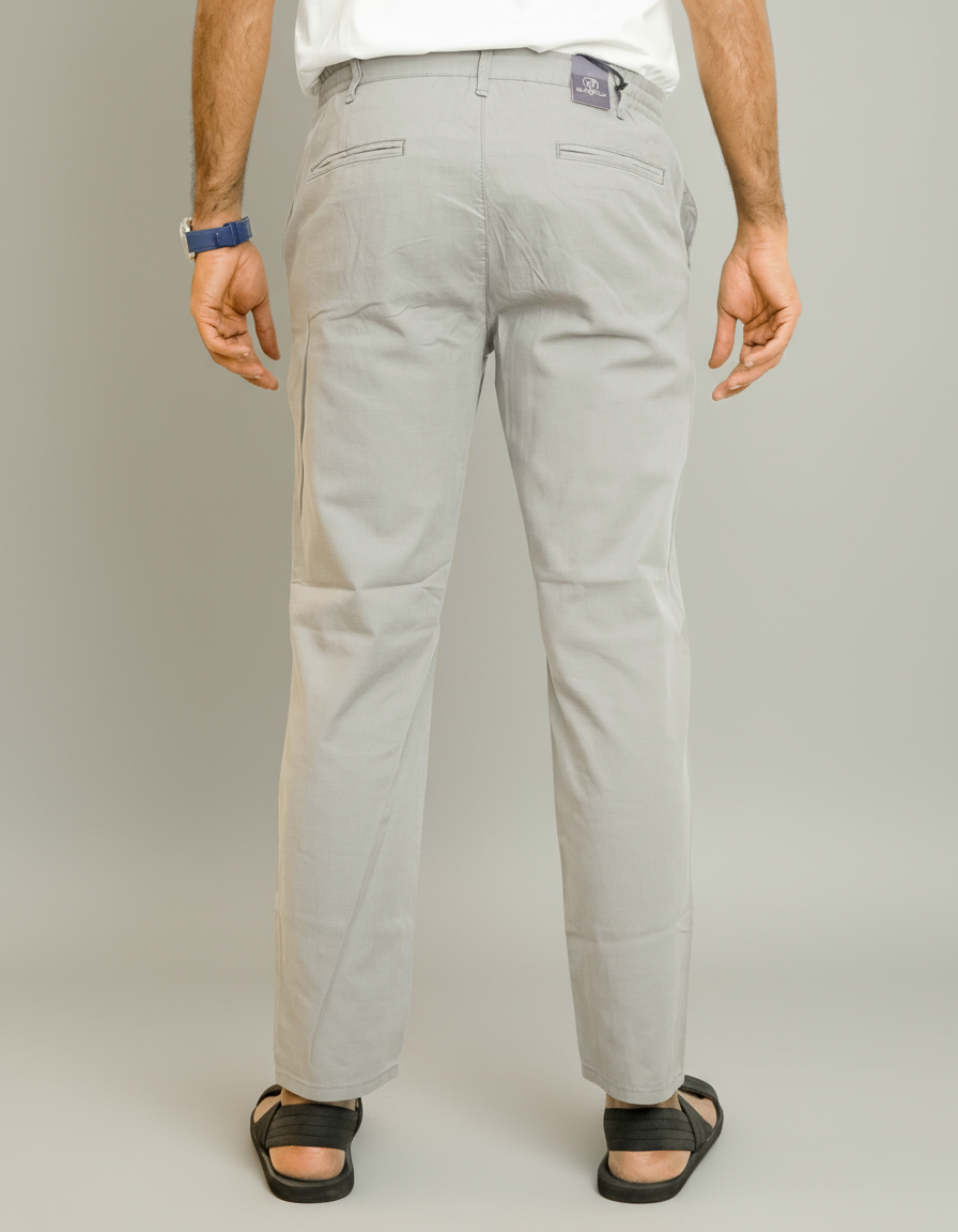 Men's Cotton Pant - Light Grey