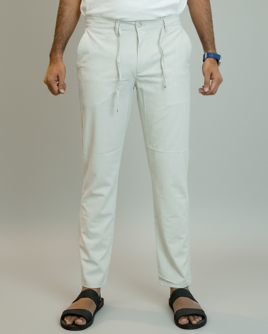 Men's Cotton Pant - Off White