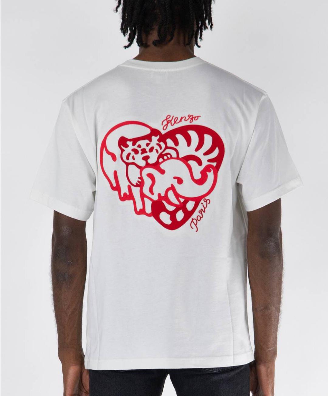 HEART' OVERSIZED EMBROIDERED T-SHIRT