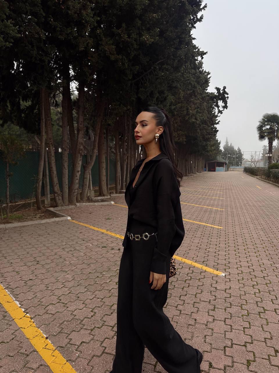 Women’s Summer Co-ord Set - Black