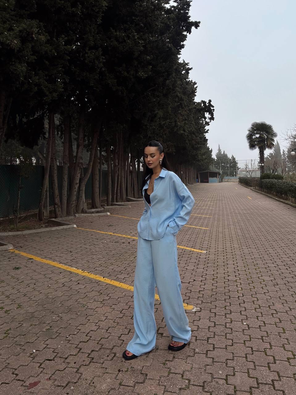 Women’s Summer Co-ord Set – Blue