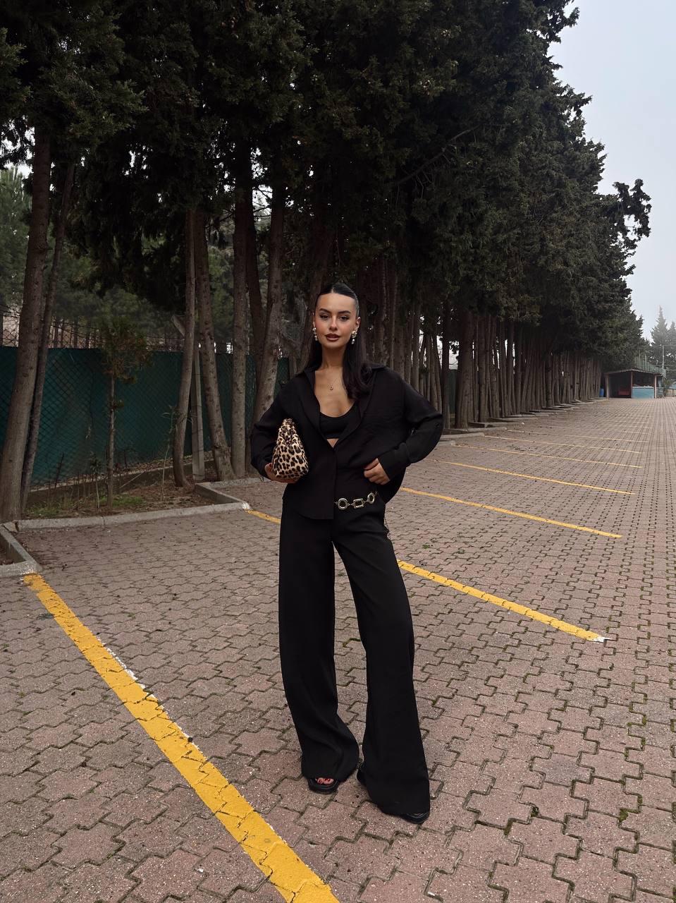 Women’s Summer Co-ord Set - Black