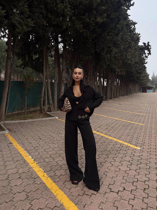 Women’s Summer Co-ord Set - Black