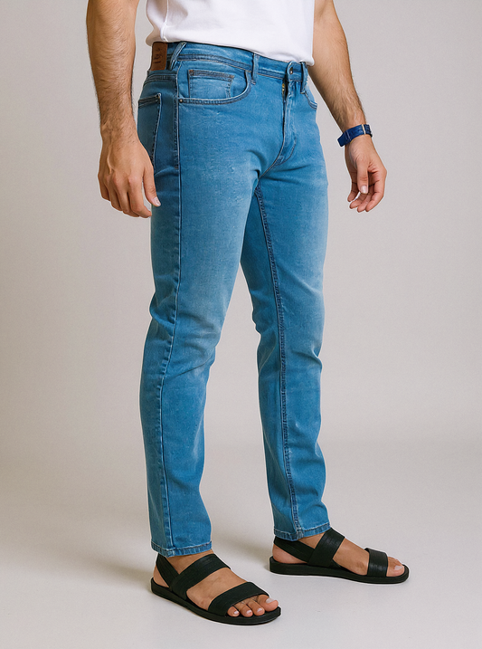 ZR Men’s Slim Fit Mid Blue Jeans