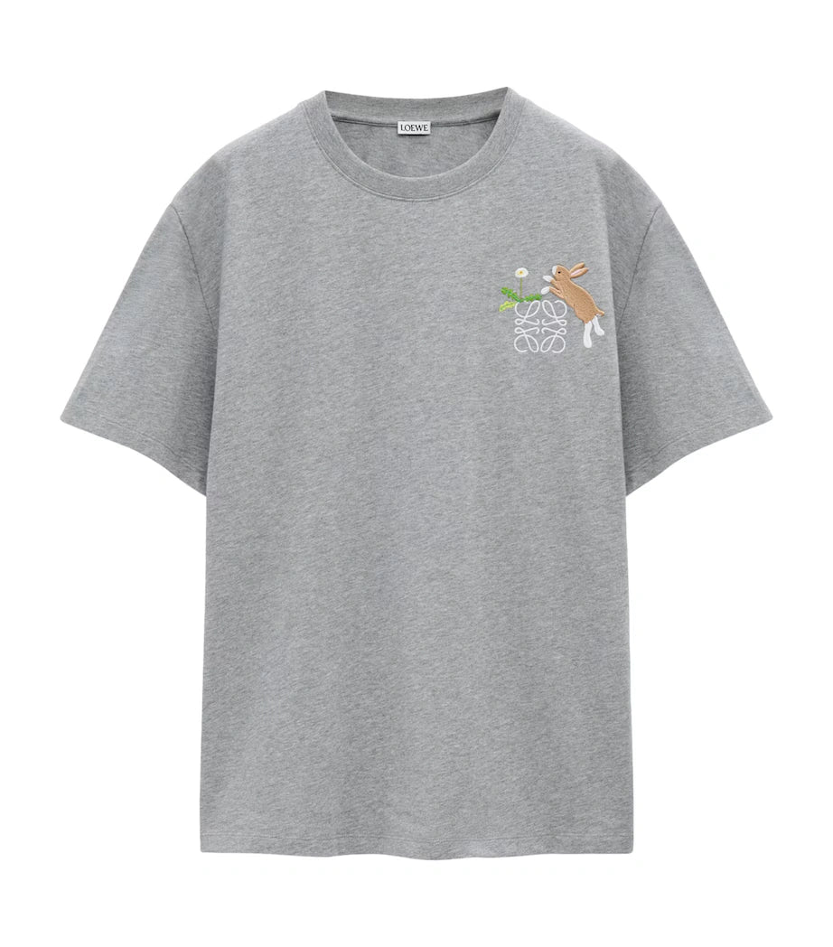 Suna Fujita Logo-Embroidered Cotton-Jersey T-Shirt