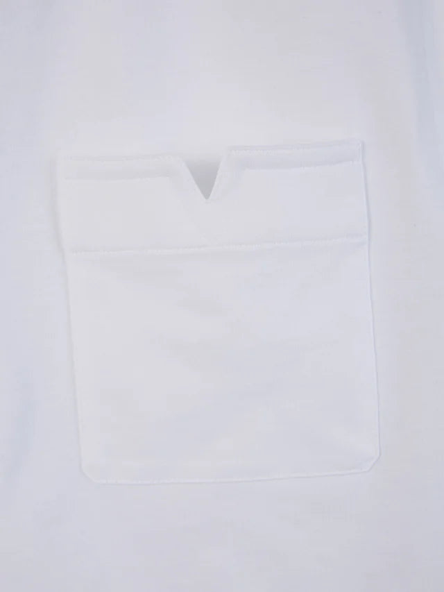 Pocket Cotton T-Shirt White