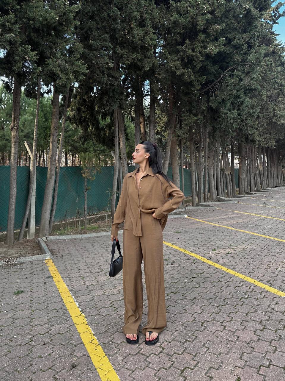 Women’s Summer Co-ord Set - Mocha