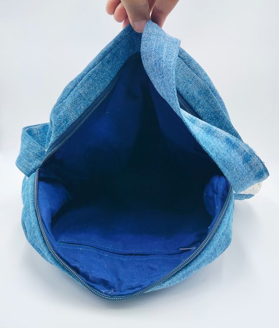 Denim  + Sweater Bag