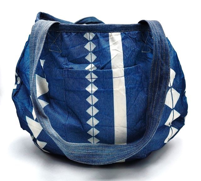 Denim Bag a unique Round Shape with Reversible Option