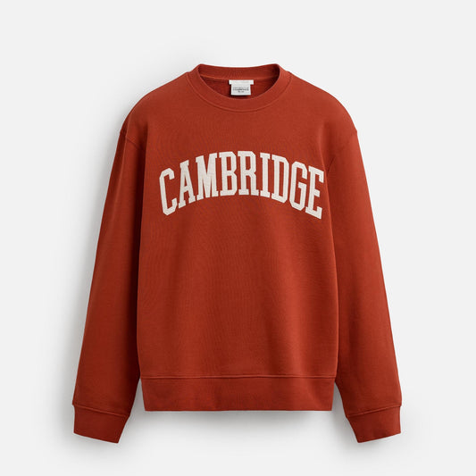 Cambridge Patch Sweat Shirt - Clay