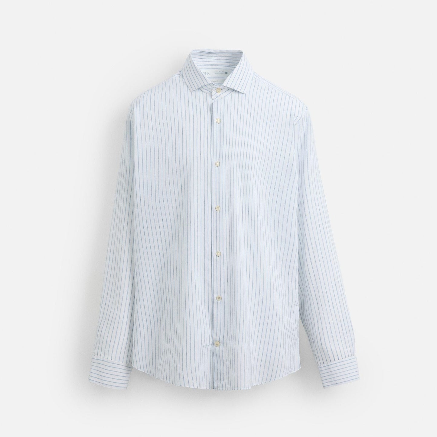 Striped Textured Shirt - Blue/White