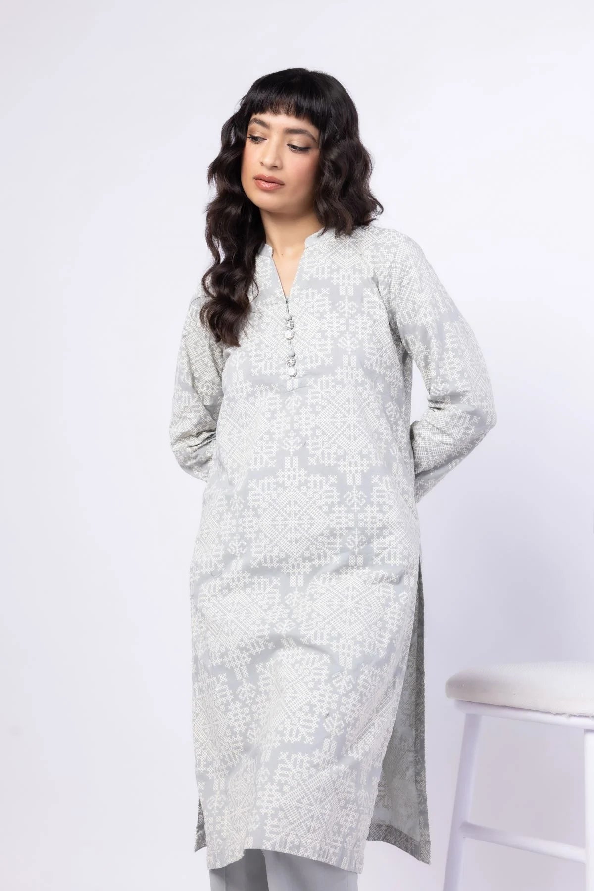 Printed Kurta Top #1292