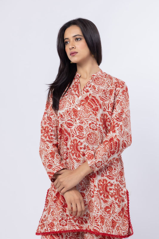 Printed Kurta Top #1284