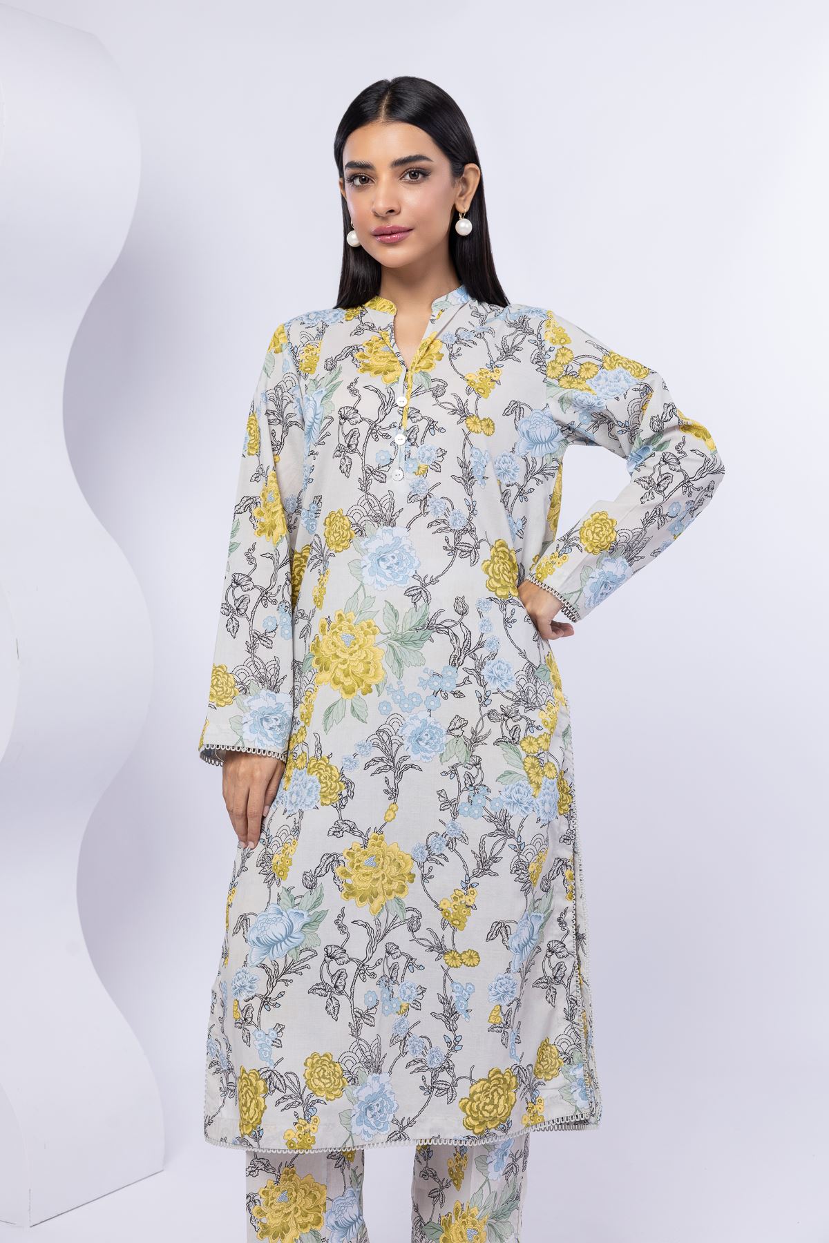 Printed Kurta Top #1291