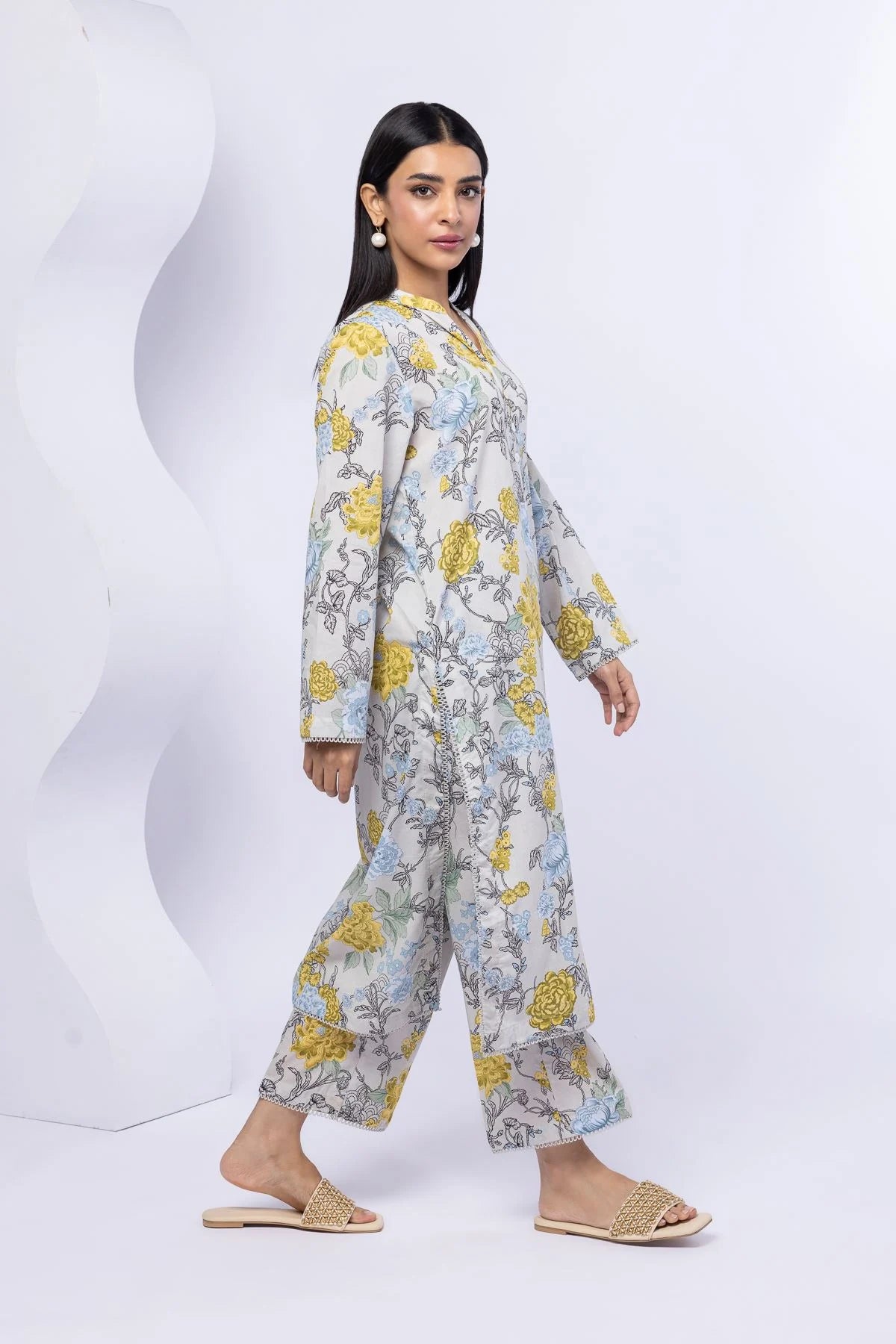 Printed Kurta Top #1291