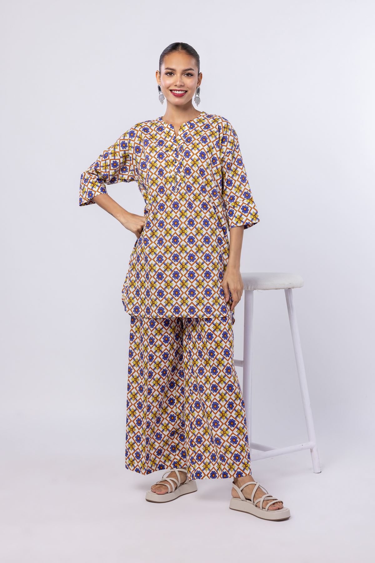 Printed Kurta Top #1296