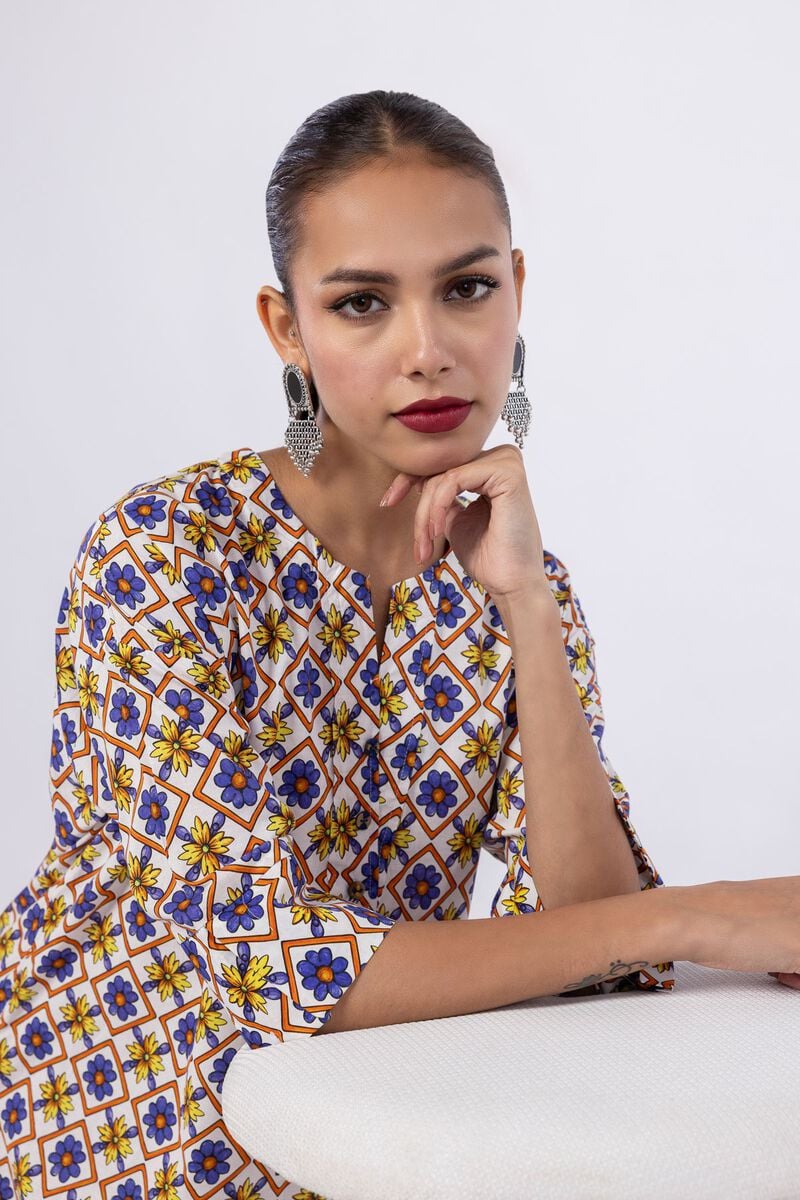 Printed Kurta Top #1296