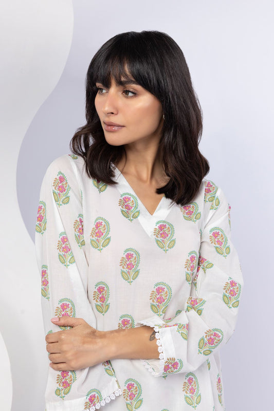Printed Kurta Top #1286