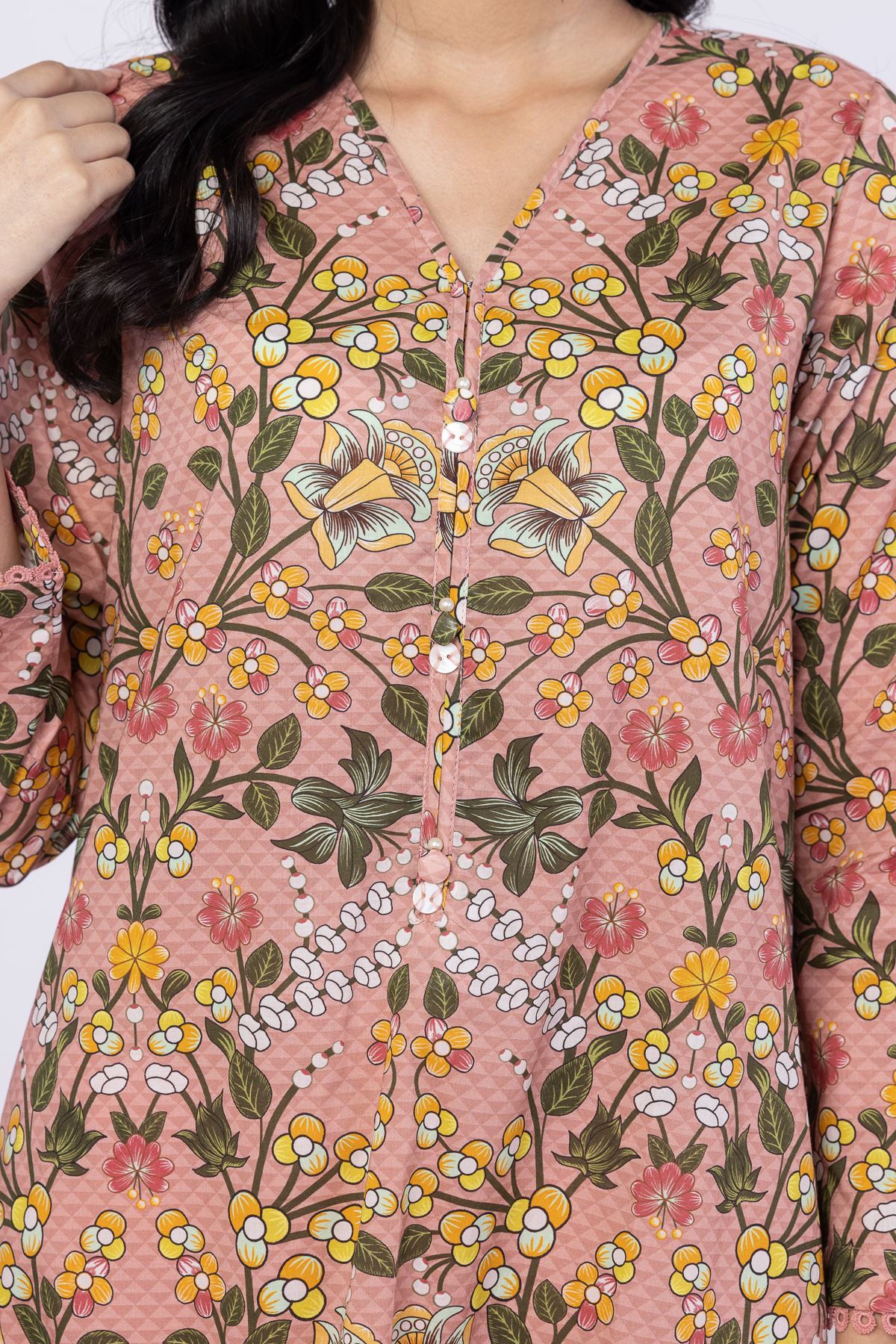 Printed Kurta Top #1302